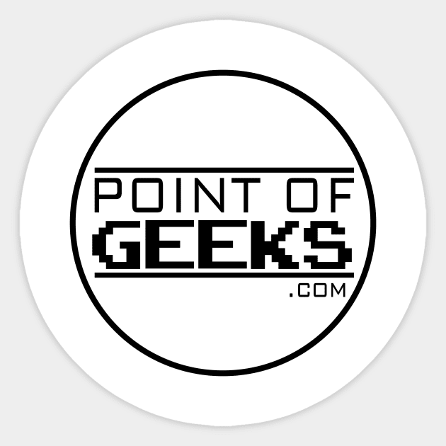 PoG Logo Bullseye Sticker by PointofGeeks